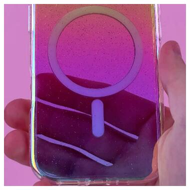 Чехол Epik TPU Galaxy Sparkle (MagFit) Apple iPhone 16 (6.1) Chroma+Glitter фото №3