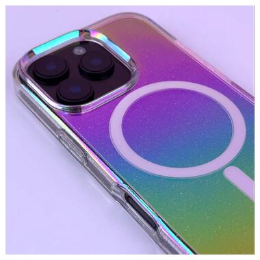Чехол Epik TPU Galaxy Sparkle (MagFit) Apple iPhone 16 Pro (6.3) Chroma+Glitter фото №5