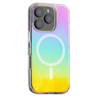 Чехол Epik TPU Galaxy Sparkle (MagFit) Apple iPhone 16 Pro (6.3) Chroma+Glitter фото №1