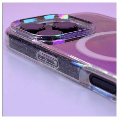 Чехол Epik TPU Galaxy Sparkle (MagFit) Apple iPhone 16 Pro (6.3) Chroma+Glitter фото №6