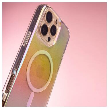 Чехол Epik TPU Galaxy Sparkle (MagFit) Apple iPhone 16 Pro Max (6.9) Chroma+Glitter фото №3