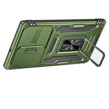 Ударопрочный чехол Epik Camshield Army Ring Samsung Galaxy S26 Ultra Оливковый / Army Green фото №3