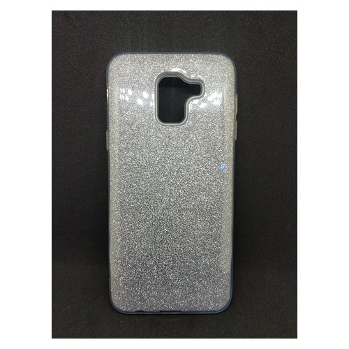 Чохол із блискітками Shine Samsung J6 Galaxy J600 Сріблястий фото №1