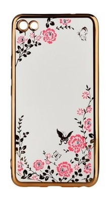 Панель Flowers Series BeCover для Meizu U20 Gold (701311) фото №1