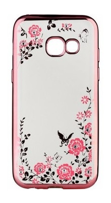 Панель Flowers Series BeCover для Samsung A320 2017 Pink (701314) фото №1