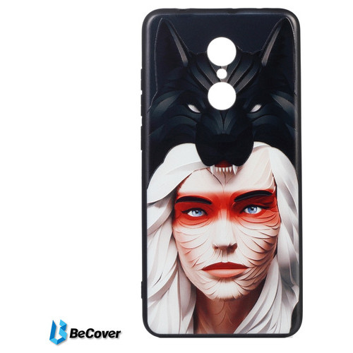 Панель 3D Print BeCover Xiaomi Redmi 5 Wolf (702035) фото №2