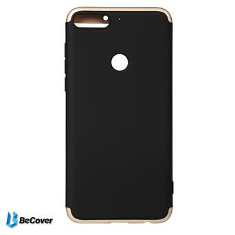 Панель Super-protect Series BeCover Huawei Y7 Prime 2018 Black-Gold (702250) фото №5