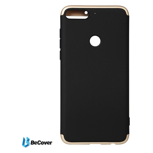 Панель Super-protect Series BeCover Huawei Y7 Prime 2018 Black-Gold (702250) фото №11