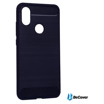 Панель Carbon Series BeCover Xiaomi Redmi Note 6 Pro Deep Blue (702792) фото №1