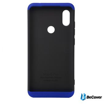 Панель Super-protect Series BeCover Xiaomi Redmi Note 6 Pro Black-Blue (703078) фото №6