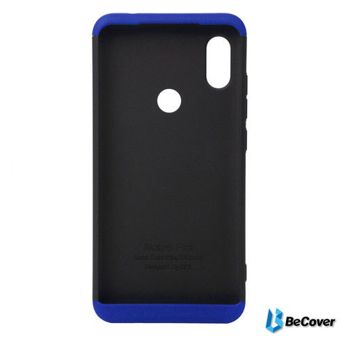 Панель Super-protect Series BeCover Xiaomi Redmi Note 6 Pro Black-Blue (703078) фото №7