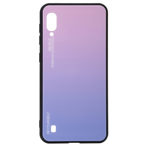 Панель Gradient Glass BeCover Samsung Galaxy M10 2019 SM-M105 Pink-Purple (703870) фото №12