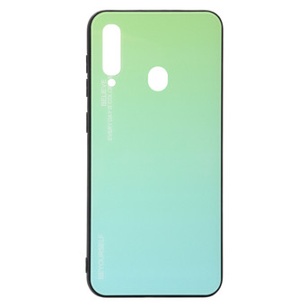 Панель Gradient Glass BeCover Samsung Galaxy A20s 2019 SM-A207 Green-Blue (704430) фото №2