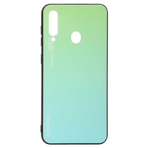 Панель Gradient Glass BeCover Samsung Galaxy A20s 2019 SM-A207 Green-Blue (704430) фото №5