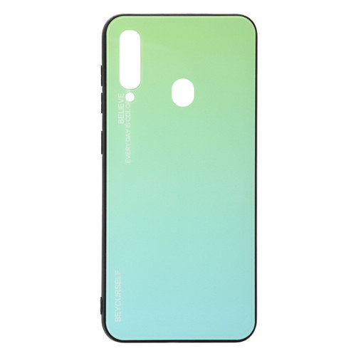 Панель Gradient Glass BeCover Samsung Galaxy A20s 2019 SM-A207 Green-Blue (704430) фото №8