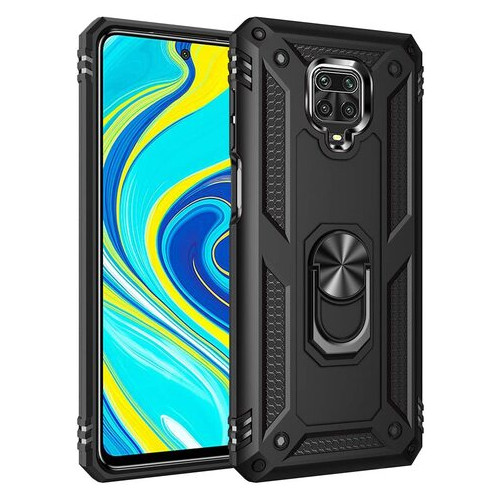 Панель Military BeCover Xiaomi Redmi Note 9S / Note 9 Pro / Note 9 Pro Max Black (704963) фото №1
