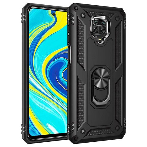 Панель Military BeCover Xiaomi Redmi Note 9S / Note 9 Pro / Note 9 Pro Max Black (704963) фото №2