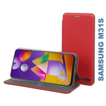 Чохол-книжка BeCover Exclusive Samsung Galaxy M31s SM-M317 Burgundy Red (705265) фото №1