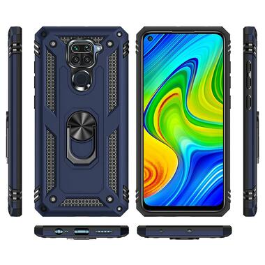 Панель Military BeCover для Xiaomi Redmi Note 9 / 10X Blue (705583) фото №2