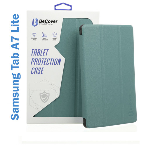 Чохол-книжка BeCover Smart Case для Samsung Galaxy Tab A7 Lite SM-T220 / SM-T225 Dark Green (706457) фото №6