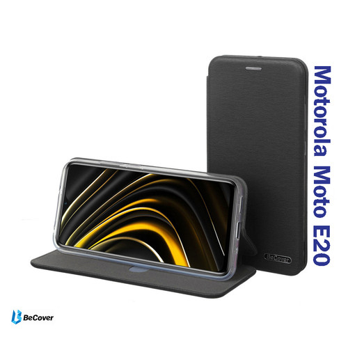 Чохол-книжка BeCover Exclusive для Motorola Moto E20 Black (706998) фото №5