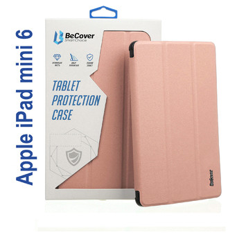 Чохол-книжка Tri Fold Hard BeCover для Apple iPad mini 6 2021 Rose Gold (706859) фото №4