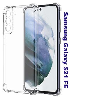 Панель Anti-Shock BeCover для Samsung Galaxy S21 FE SM-G990 Clear (707196) фото №11