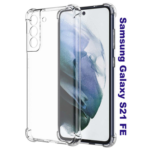 Панель Anti-Shock BeCover для Samsung Galaxy S21 FE SM-G990 Clear (707196) фото №7