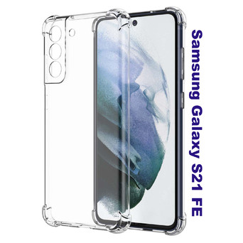Панель Anti-Shock BeCover для Samsung Galaxy S21 FE SM-G990 Clear (707196) фото №13