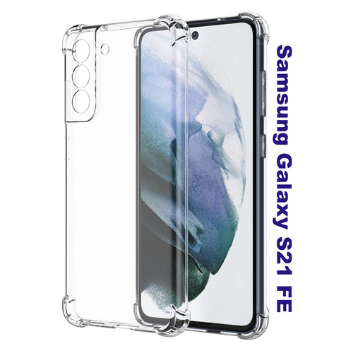 Панель Anti-Shock BeCover для Samsung Galaxy S21 FE SM-G990 Clear (707196) фото №12