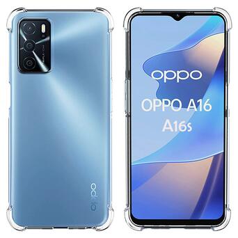 Панель Anti-Shock BeCover для Oppo A16 / A16s Clear (707343) фото №1