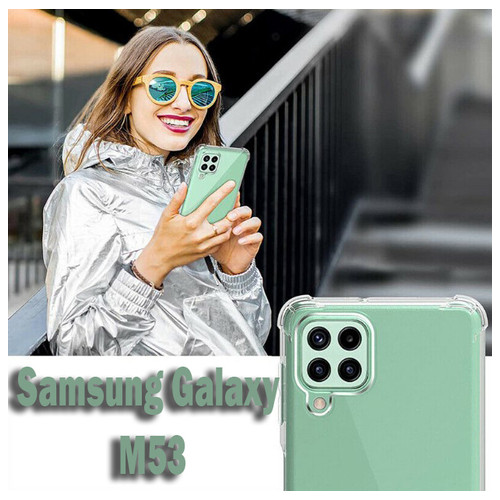 Панель Anti-Shock BeCover для Samsung Galaxy M53 SM-M536 Clear (707569) фото №6