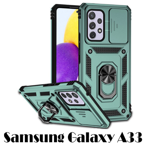 Панель Military BeCover для Samsung Galaxy A33 SM-A336 Dark Green (707386) фото №4