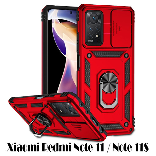 Панель Military BeCover для Xiaomi Redmi Note 11 / Note 11S Red (707415) фото №5