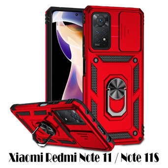 Панель Military BeCover для Xiaomi Redmi Note 11 / Note 11S Red (707415) фото №7