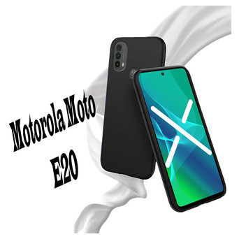 Силіконовий чохол BeCover для Motorola Moto E20 Black (707612) фото №2