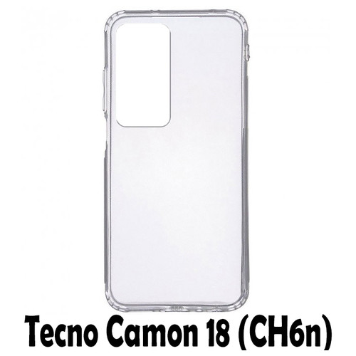 Силіконовий чохол BeCover для Tecno Camon 18 (CH6n) Transparancy (707629) фото №1