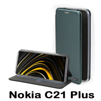 Чохол-книжка BeCover Exclusive для Nokia C21 Plus Dark Green (707919) фото №11