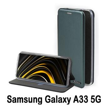 Чохол-книжка BeCover Exclusive для Samsung Galaxy A33 5G SM-A336 Dark Green (707934) фото №1