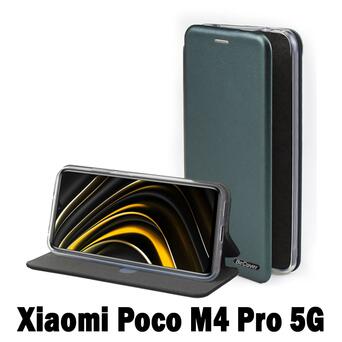 Чохол-книжка BeCover Exclusive для Xiaomi Poco M4 Pro 4G Dark Green (707925) фото №1