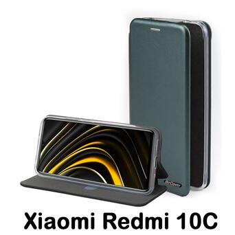 Чохол-книжка BeCover Exclusive для Xiaomi Redmi 10C Dark Green (707949) фото №1