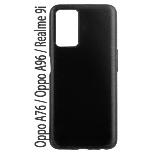 Силіконовий чохол BeCover для Oppo A76/Oppo A96/Realme 9i Black (708007) фото №1