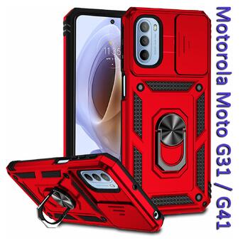 Панель Military BeCover для Motorola Moto G31 / G41 Red (708193) фото №2