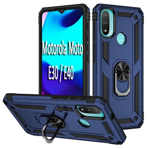 Панель Military BeCover для Motorola Moto E30 / E40 Blue (708183) фото №2