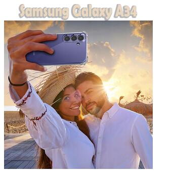 Панель Anti-Shock BeCover Samsung Galaxy A34 5G SM-A346 Clear (708954) фото №1