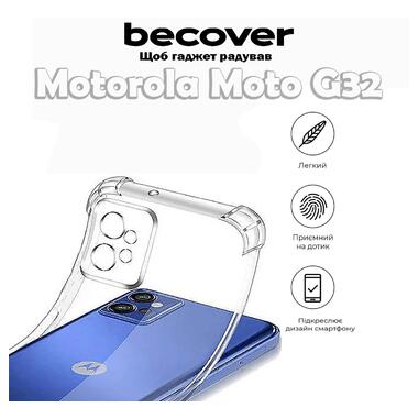 Завантажити Anti-Shock BeCover Motorola Moto G32 Clear (709316) фото №1