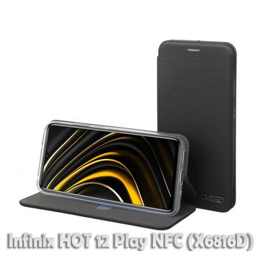 Чохол-книжка BeCover Exclusive Infinix HOT 12 Play NFC (X6816D) Black (708991) фото №1