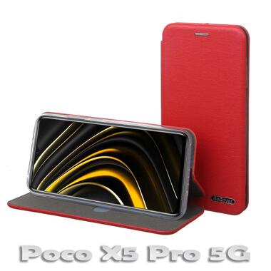 Чохол-книжка BeCover Exclusive Poco X5 Pro 5G Burgundy Red (709015) фото №1