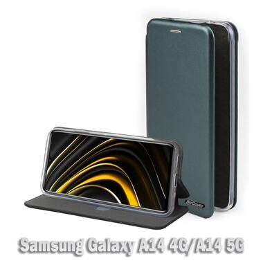 Чохол-книжка BeCover Exclusive Samsung Galaxy A14 4G SM-A145/A14 5G SM-A146 Dark Green (709029) фото №1