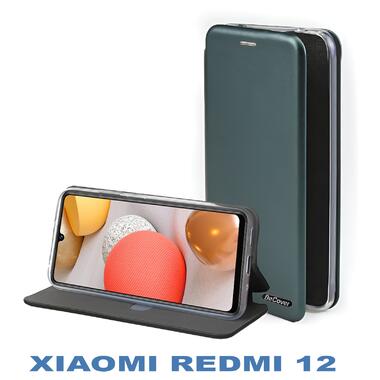 Чохол-книжка BeCover Exclusive Xiaomi Redmi 12 Dark Green (710278) фото №1